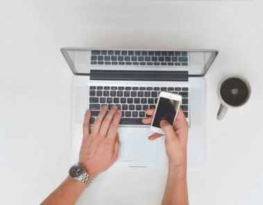 Professional Website Design. Coffee, Phone, Laptop